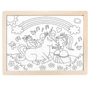 Hape - Unicorn Friends Wooden Puzzle - Limolin 