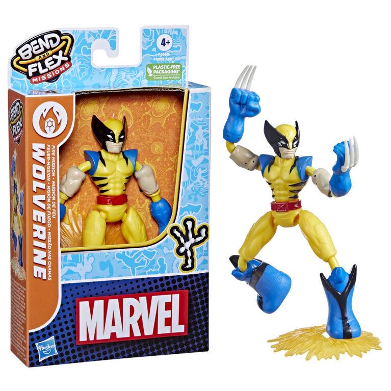 Hasbro - Avengers - Bend And Flex Wlvrn Fire Mission - Limolin 