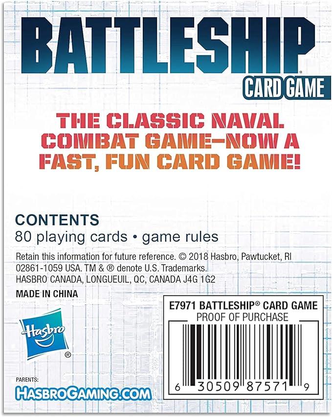 Hasbro - Battleship - Card Game - Limolin 