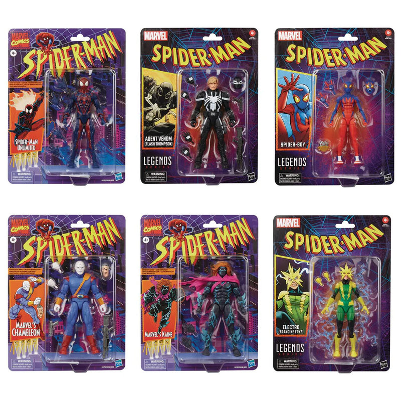 Hasbro - MARVEL - SPIDERMAN -  LEGENDS RETRO 25 ASST - Limolin 