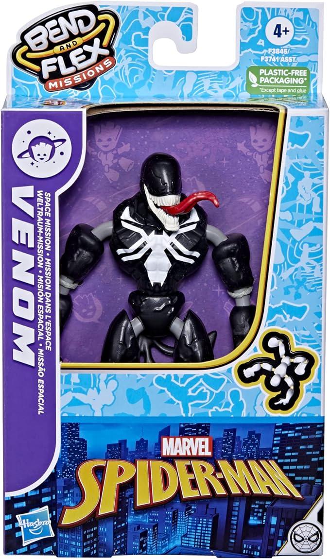 Hasbro - Marvel - Spiderman - Bend And Flex Venom Space Mission - Limolin 