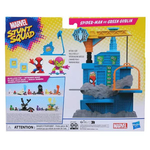 Hasbro - Marvel - Stunt Squad - Spiderman Vs Green Goblin - Mini Playset - Limolin 