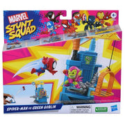 Hasbro - Marvel - Stunt Squad - Spiderman Vs Green Goblin - Mini Playset - Limolin 