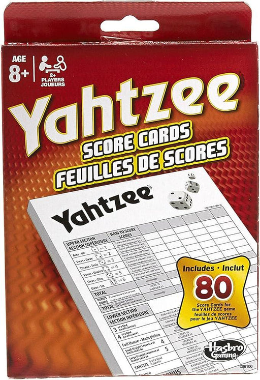 Hasbro - Yahtzee Pads W/Tabs - Limolin 