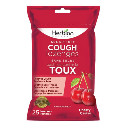 Herbion - Cough Lozenges S/F Cherry - Limolin 