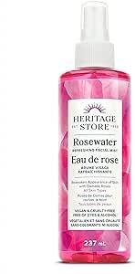Heritage Store - Rosewater - Refreshing Facial Mist - 8 FL OZ | 237 ML - Limolin 