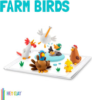 Hey Clay - Clay Set - Farm Birds - Limolin 
