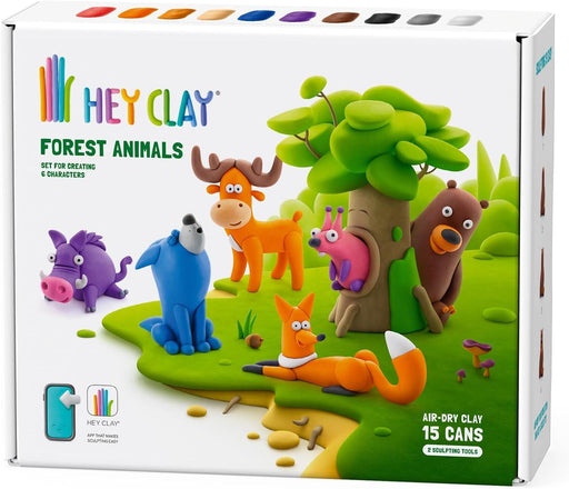 Hey Clay - Clay Set - Forest Animals - Limolin 