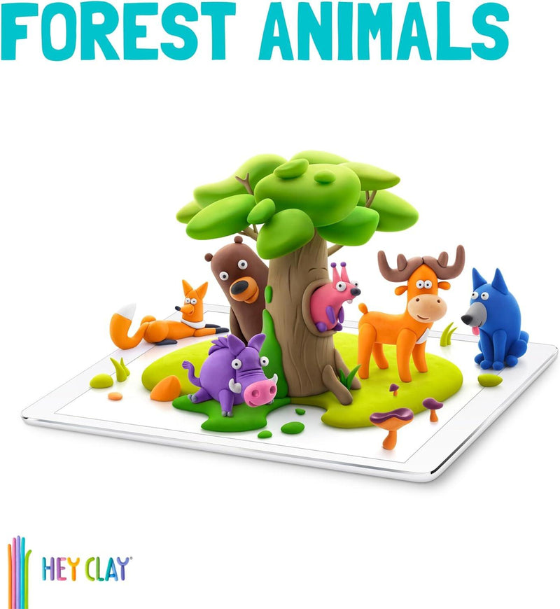 Hey Clay - Clay Set - Forest Animals - Limolin 