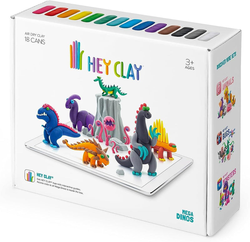 Hey Clay - Clay Set - Mega Dino - Limolin 