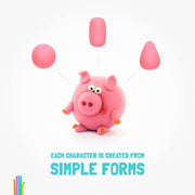 Hey Clay - Clay Set - Monsters - Limolin 