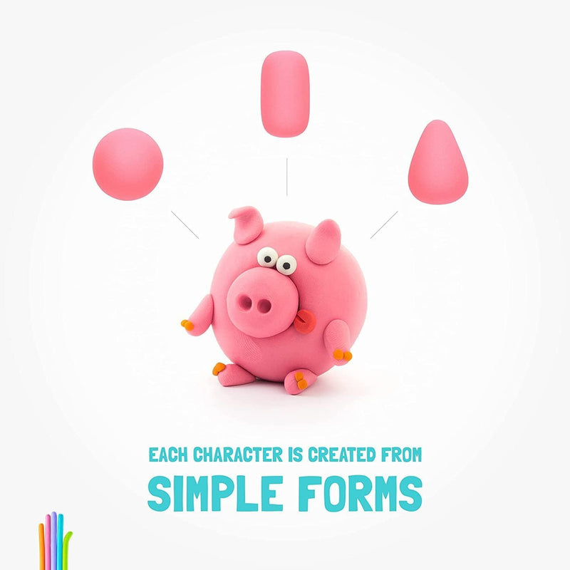 Hey Clay - Clay Set - Monsters - Limolin 