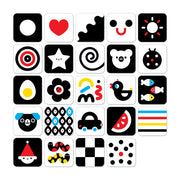 Banana Panda - HIGH CONTRAST - BABY - 12 Cards- (0m-3m+) - Limolin 