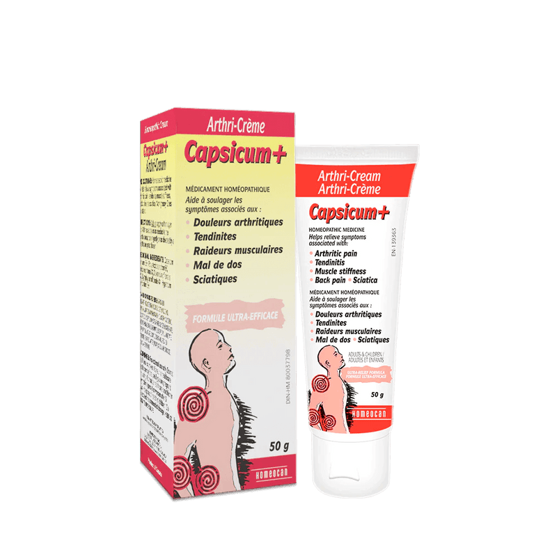 Homeocan - Cream Line For Adults, Capsicum+ Arthri - cream, 50 g - Limolin 