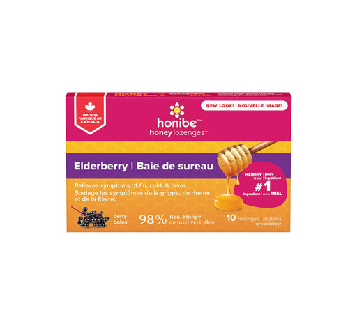 Honibe - Honey & Elderberry Lozenges 10's - Limolin 
