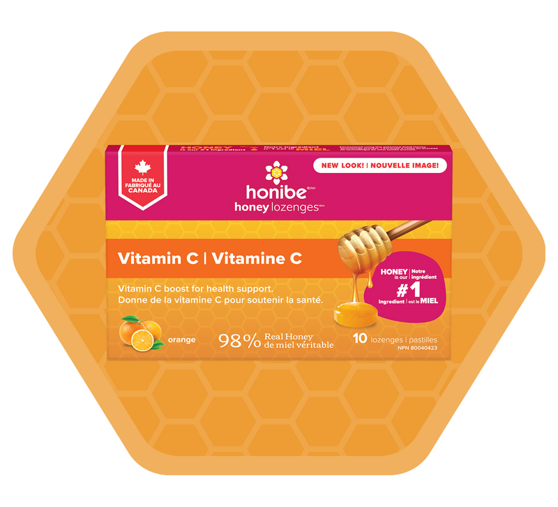 Honibe - Honibe Honey Lozenges Vitamin C - Limolin 