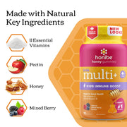 Honibe - Kids Complete+Immune 60 Gummies - Limolin 