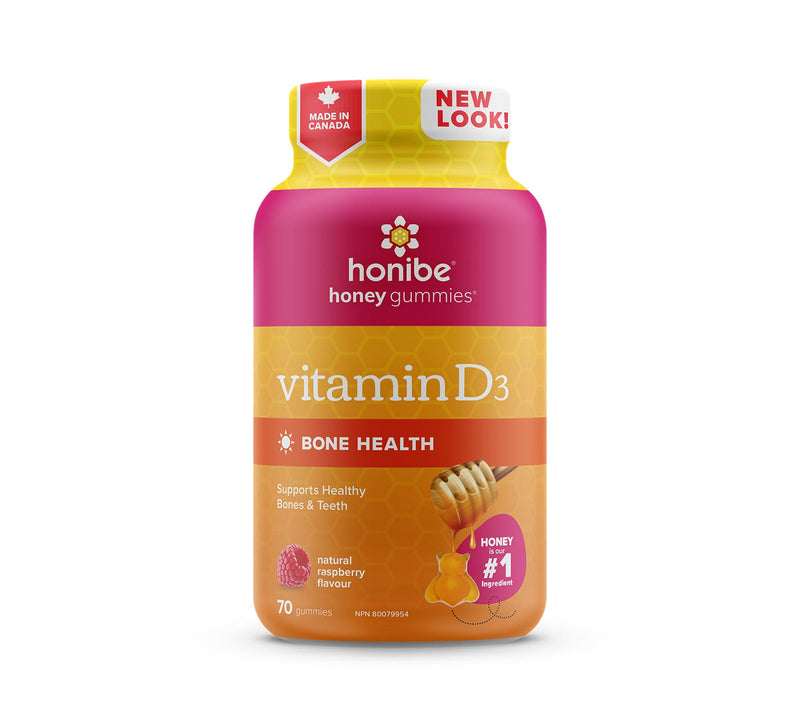 Honibe - Vitamin D 70 Gummies - Limolin 