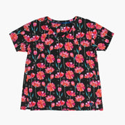 LUG Hopper Cotton Jersey Tee - Pompom Floral Black