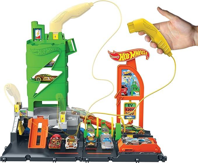 Hot Wheels - City Super Recharge Fuel Station - Limolin 