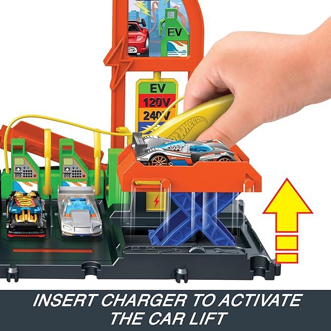 Hot Wheels - City Super Recharge Fuel Station - Limolin 