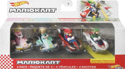 Hot Wheels - Mario Kart - 1:64 Diecast - 4-PACK Assorted - Limolin 