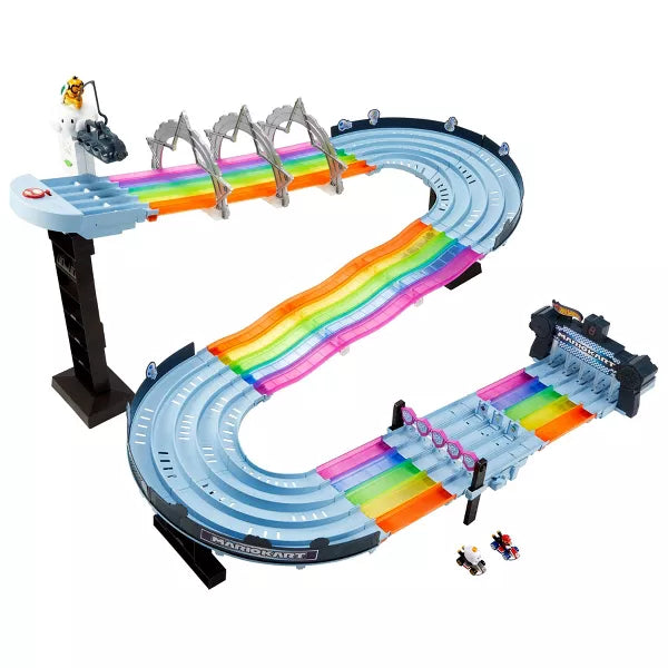 Hot Wheels - Mario Kart Rainbow Road Track Set - Limolin 