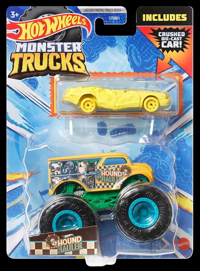 Hot Wheels - Monster Truck - Truck + Car - Assorted - Limolin 