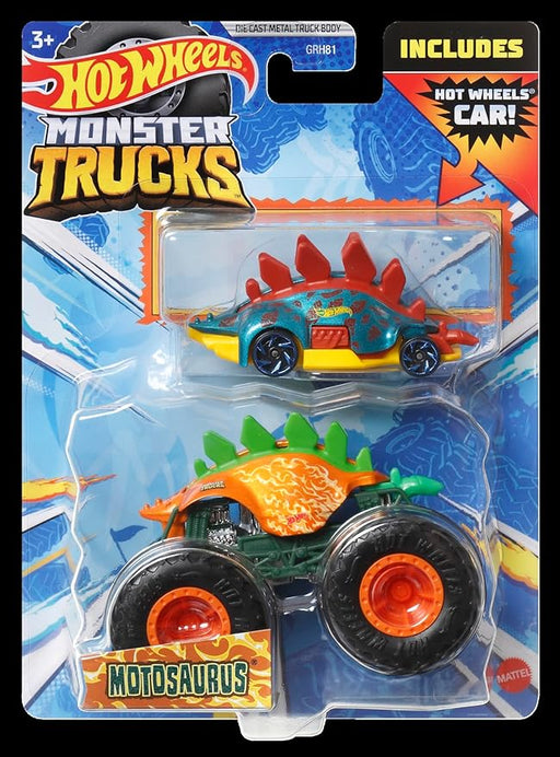 Hot Wheels - Monster Truck - Truck + Car - Assorted - Limolin 