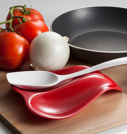 Hutzler - Melamine Twin Spoon Rest Wht - Limolin 