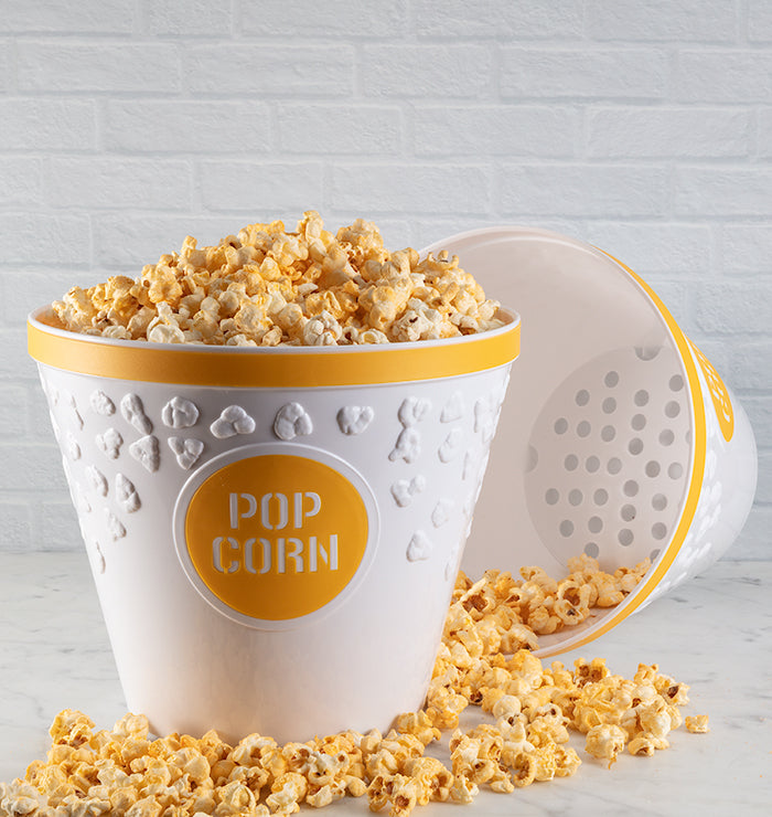 Hutzler - Popcorn Bucket with Drainage Lrg-Assorted - Limolin 