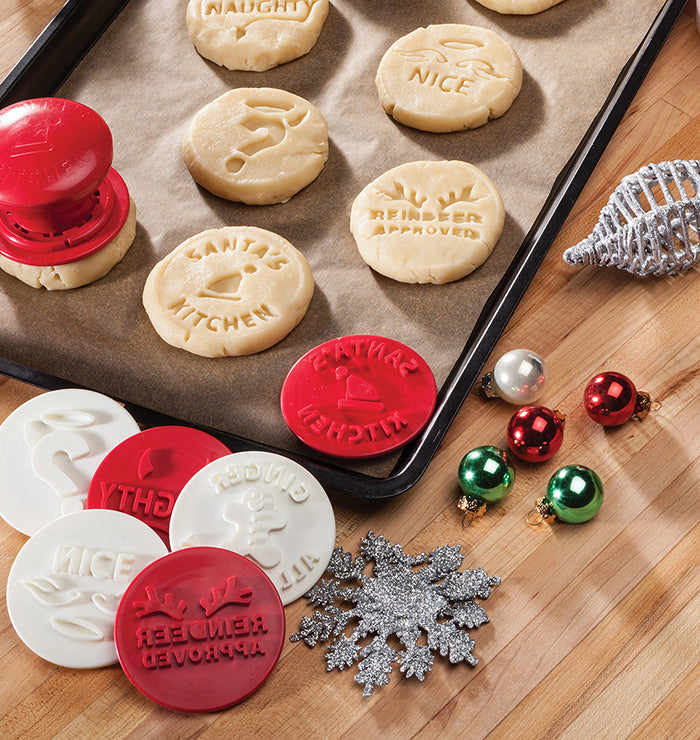 Hutzler - Santa's Kitchen Holiday Cookie Stamps - Limolin 