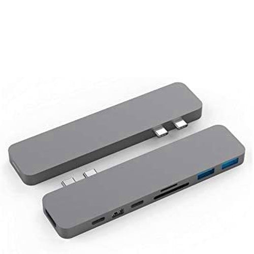 Hyper - Dock Macbook Pro/Air 2020 Hyperdrive Pro 8-In-2 Usb-C High Speed Silver - Limolin 