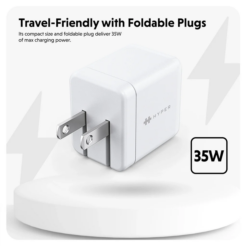 Hyper - Wall Charger 2 Ports Juice - Hjg35Na - Limolin 