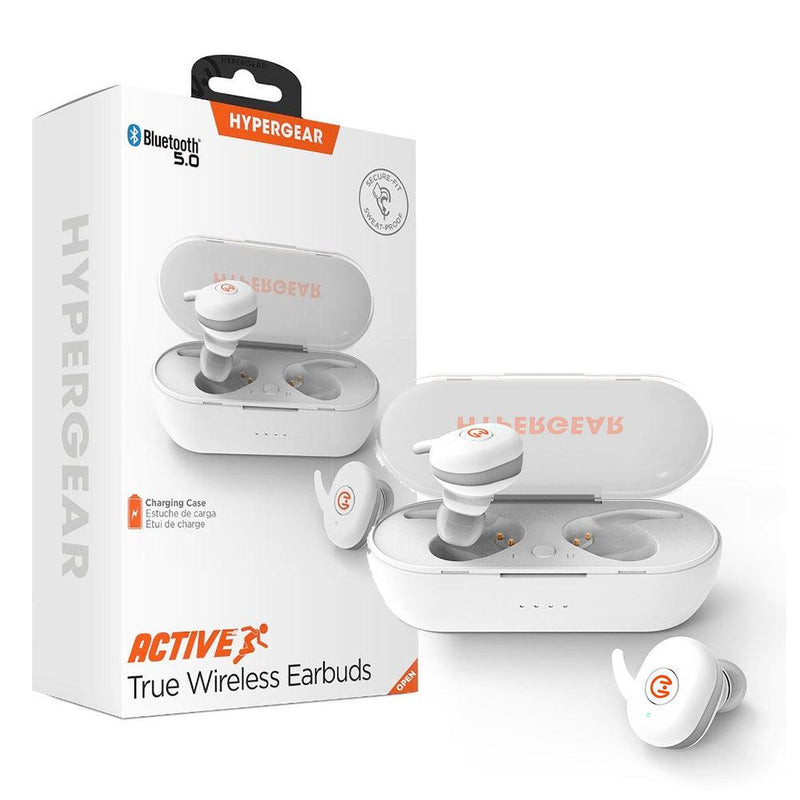 HyperGear - Active True Wireless Earbuds - White - Limolin 