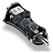 HyperGear - Car Charger 2 Port Usb-A 34Amp Rapid Charge - Black - Limolin 