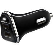 HyperGear - Car Charger 2 Port Usb-A 34Amp Rapid Charge - Black - Limolin 