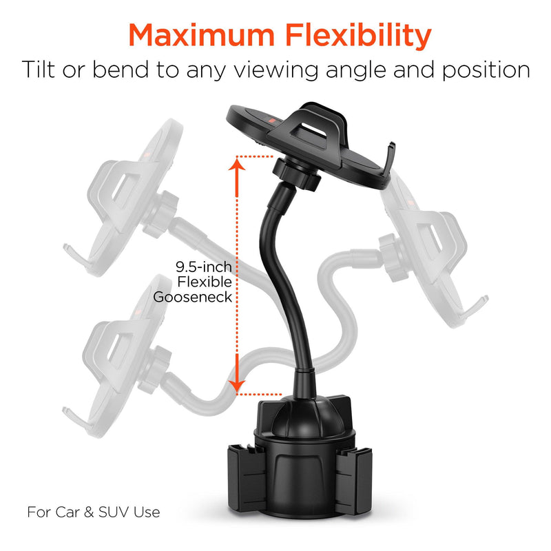 HyperGear - Cup Holder Flex Universal Phone Mount - Limolin 