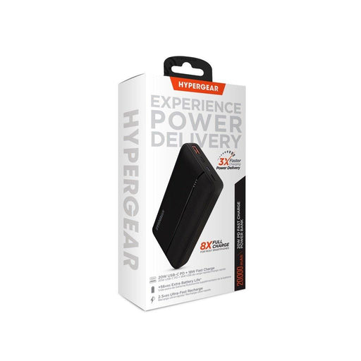 HyperGear - Fast Charge Power Bank With 20W Usb-C Pd | 20,000Mah - Limolin 