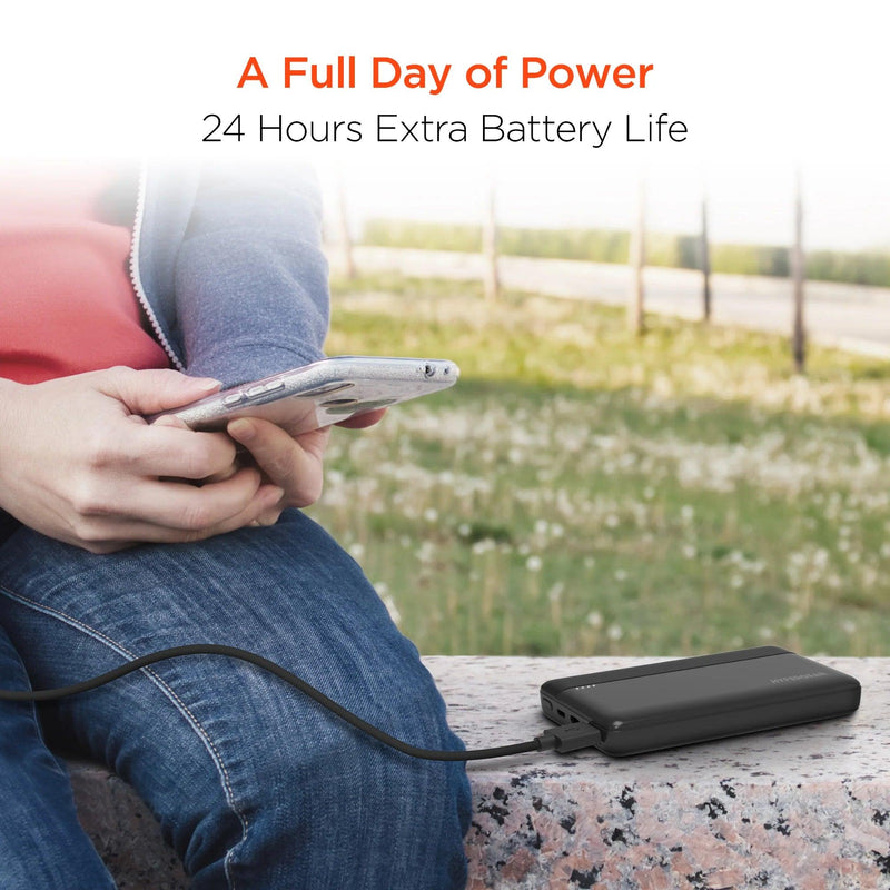 HyperGear - Fast Charge Power Bank With 20W Usb-C Pd | Black | 10,000Mah - Limolin 