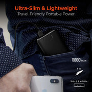 HyperGear - Fast Charge Power Bank With 20W Usb-C Pd | Black | 10,000Mah - Limolin 