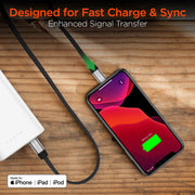 HyperGear - Flexi Usb To Mfi Lightning Flat Cable | 6Ft | White - Limolin 