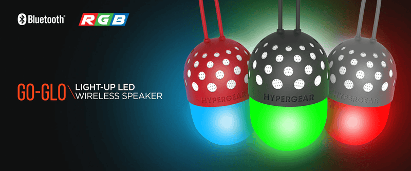 HyperGear - Go-Glo Light-Up Led Wireless Speaker Black - Limolin 