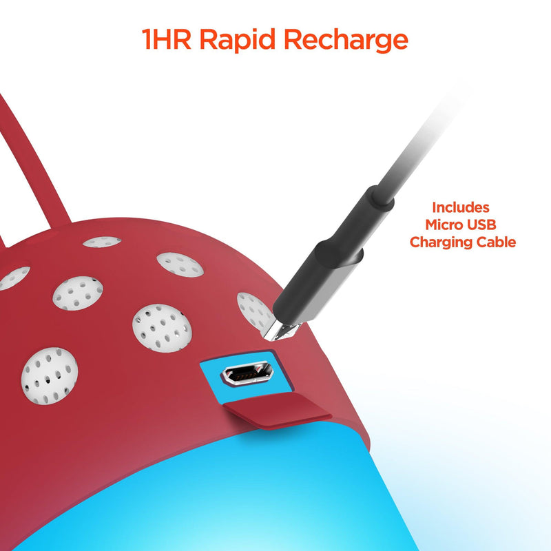 HyperGear - Go-Glo Light-Up Led Wireless Speaker - Red - Limolin 