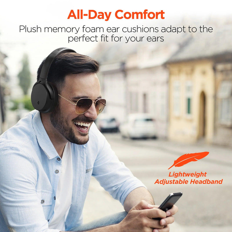 HyperGear - Headphones Bluetooth Over The Ear - Black - Limolin 