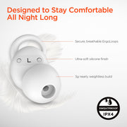 HyperGear - Hypergear Earbuds Bluetooth Sleepeez Mini - White - Limolin 