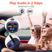 HyperGear - Intellicast Road Fm Transmitter Car Charger | Black - Limolin 