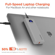 HyperGear - Power Pack Pro+ Fast Charge Power Bank With 35W Usb-C Pd Pps And Digital Display | 20,000Mah - Limolin 