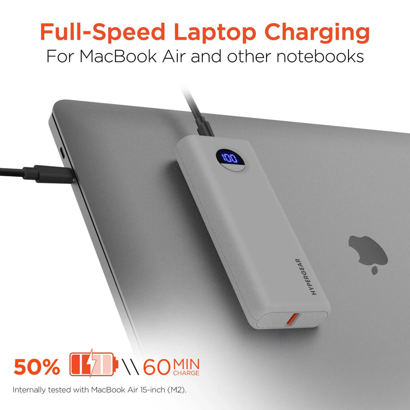 HyperGear - Power Pack Pro+ Fast Charge Power Bank With 35W Usb-C Pd Pps And Digital Display | 20,000Mah - Limolin 