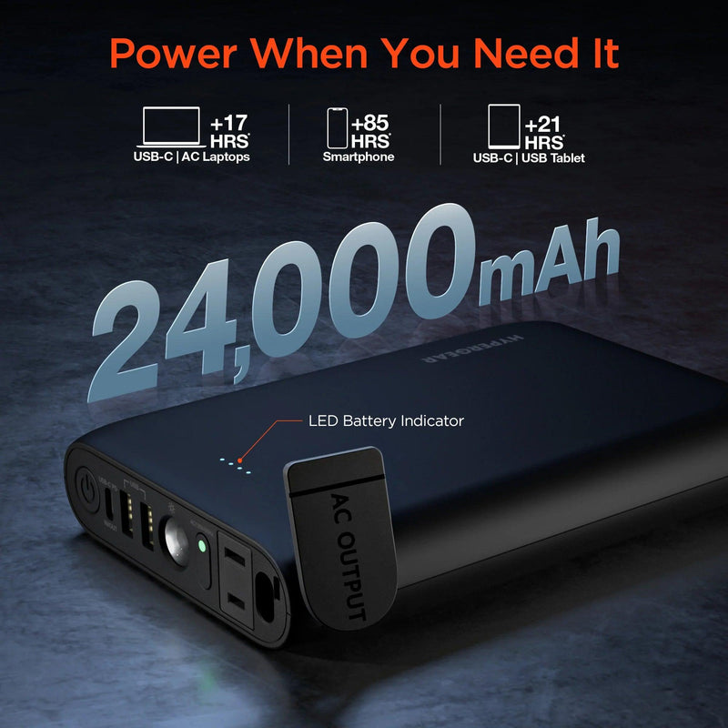 HyperGear - Powerbank & Laptop Charging Brick - Black - Limolin 